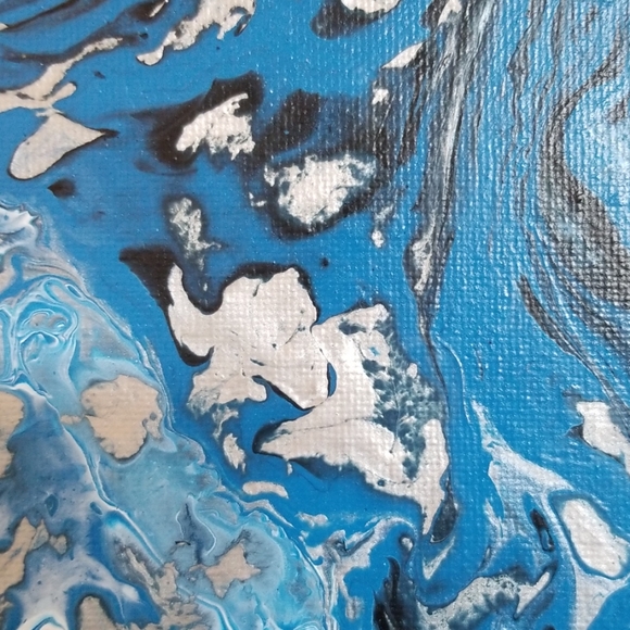 5"x7" Handmade Paint Pour - Picture 3 of 5